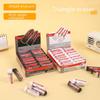 4B Black & White Triangle Eraser Set - Soft, Low Crumbs, Perfect for Art & Exams