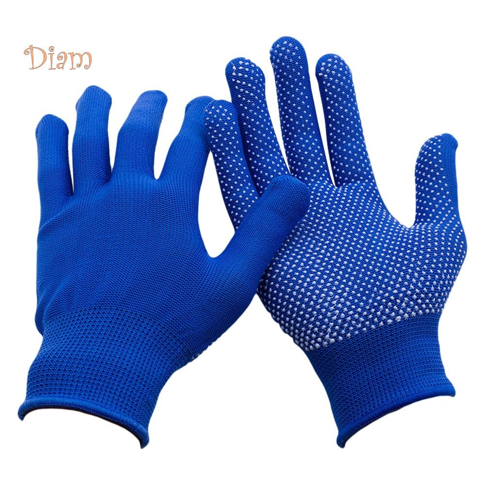 Диаметр 12 пар нейлоновых износостойких дышащих защитных кухонных перчаток для защиты труда