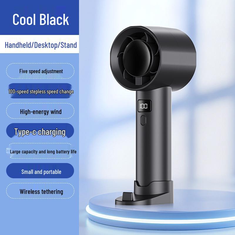 2025 USB Rechargeable Mini Wall-Mounted Desktop Fan for Dorms and Homes