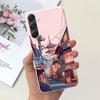 Чехол для телефона Samsung Galaxy A55 Samsung A55 5G SM-A556B Модный узор Луна Мягкая силиконовая задняя крышка