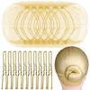 Secure Hold Mesh Hair Nets Set Invisible Waved Clips High Quality U Shaped Hair Pins  Hospital