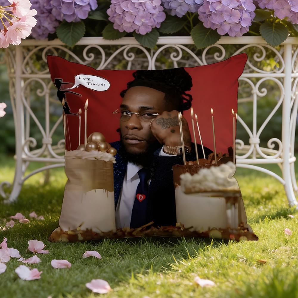 B-Burna Поющая Мальчик Наволочка для Дома и Машины Двухсторонний Чехол на Подушку: Двусторонняя конструкция для максимального комфорта