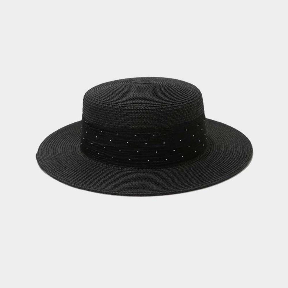 Korean Style Sunscreen Bucket Hat Wide Brim Women's Sun Hat Fashion Straw Woven Hat  Ladies
