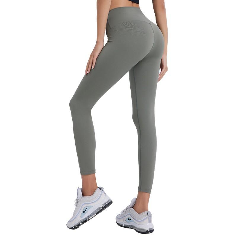 High-Waisted Yoga Leggings Women Slimming Ultra-Thin Breathable Stretch Workout Pants Running Gym Fitness