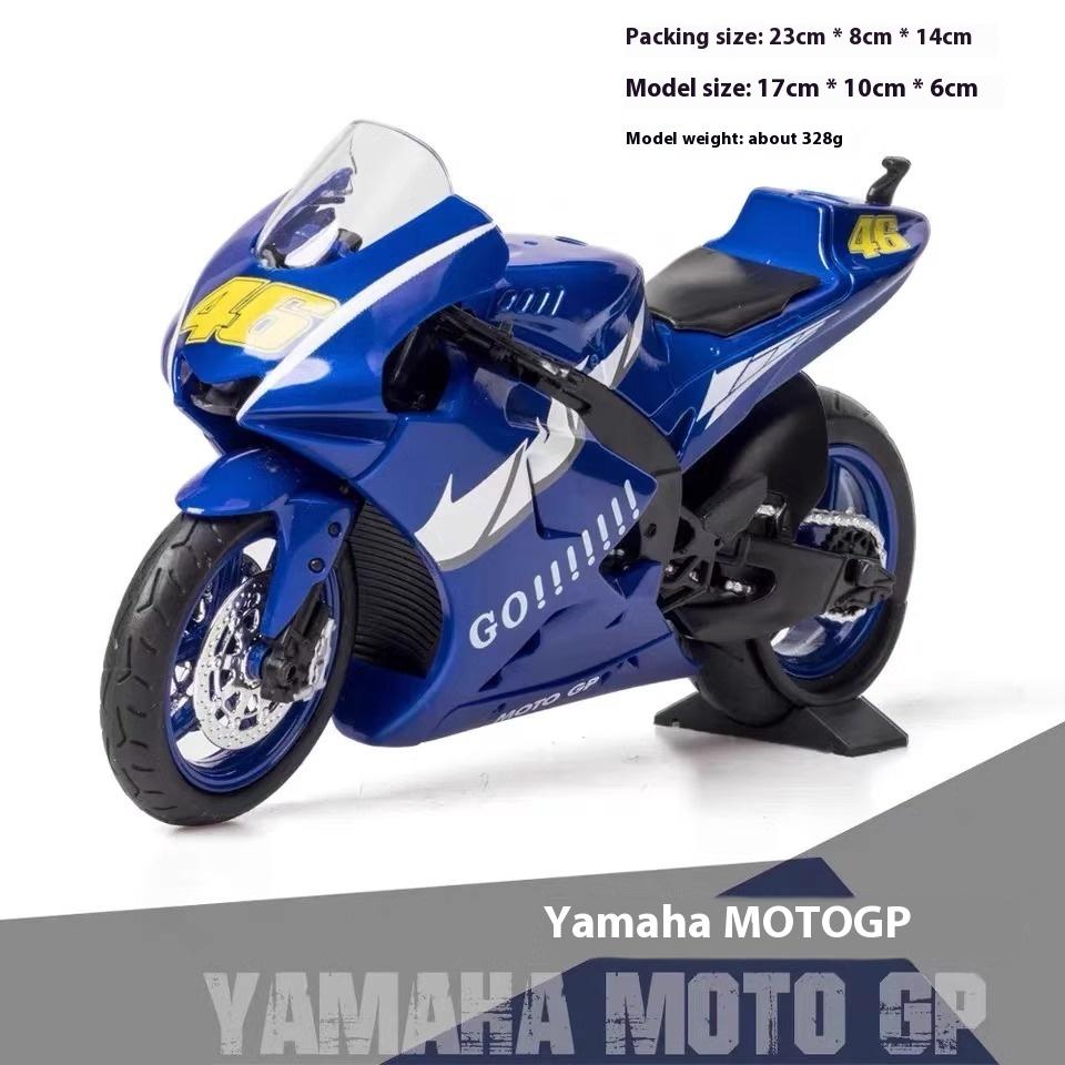 Масштаб 1/12 Сплав Мотоцикл для гонок Yamaha GP Литая модель Украшение интерьера дома Дисплей Имитация Модель мотоцикла Подарок для мальчиков