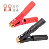 HUIQIAODS Battery Clips, Alligator Clips for Car Batteries, Insulated, High Current, Copper Plated, Pack of 2 (500A)
