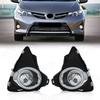 Светодиодная лампа переднего бампера для Toyota Auris 2014 2015 Комплект противотуманных фар Фары Накладка Решетка Окантовка Водонепроницаемые Автомобильные Аксессуары 12В