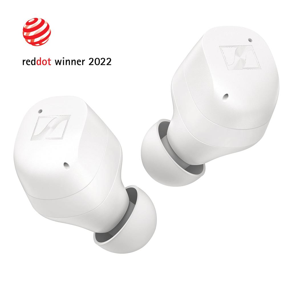 Sennheiser MOMENTUM True Wireless 3 Беспроводные функции включают один динамический драйвер, разработанный с использованием low aptX Adaptive, мультиподключение, шумоподавление, окружающий звук