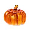 Mini Crystal Pumpkin Figurine Collectible Artificial Pumpkin Tabletop Ornament for Fall Harvest Thanksgiving Halloween