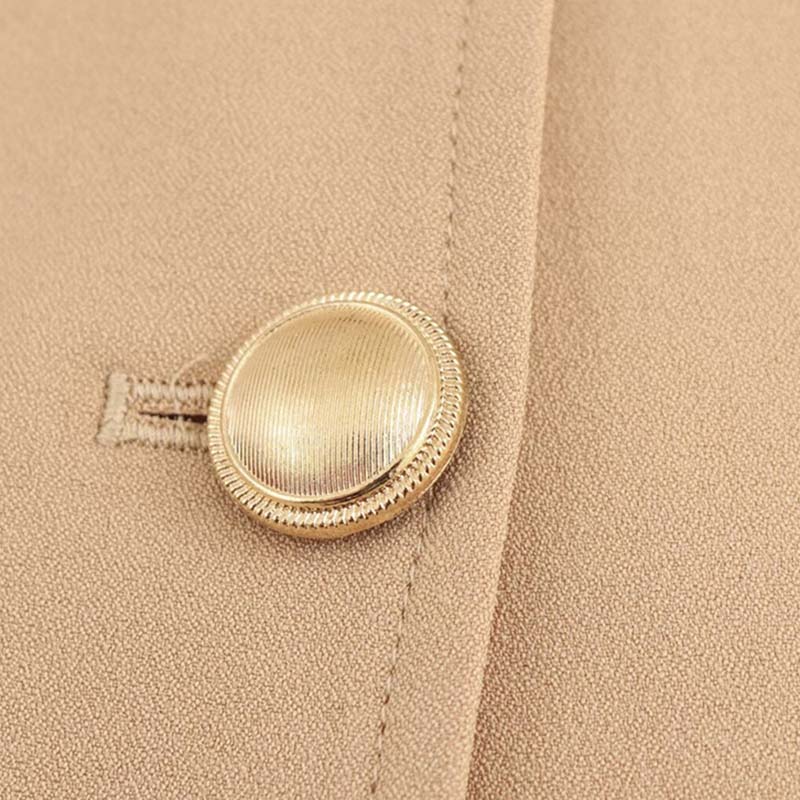 Женский приталенный пиджак с отворотом и отложным воротником, однобортный пиджак для офиса, элегантные модные пальто