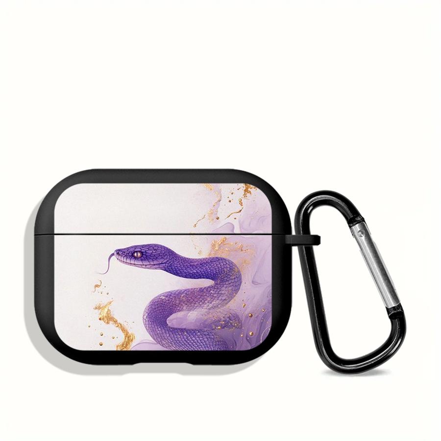 Чехол с графикой змеи для Airpods Pro3 1 Pro 2 3 4 Pro2 Чехлы для наушников Обложка