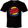 Классическая черная футболка Burger King в винтажном стиле для взрослых