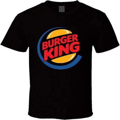 Классическая черная футболка Burger King в винтажном стиле для взрослых