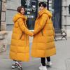 Модный тренд, мужской пуховик с капюшоном, осень-зима, бархатный утолщенный теплый белый утиный пух, длинный пуховик для пар