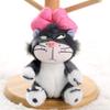 Lucifer Plush Keychain Doll Kawaii Bow Lucifer Bag Pendant Plush Lucifer Coin Purse Stuffed Toy Backpack Pendant Birthday Gift