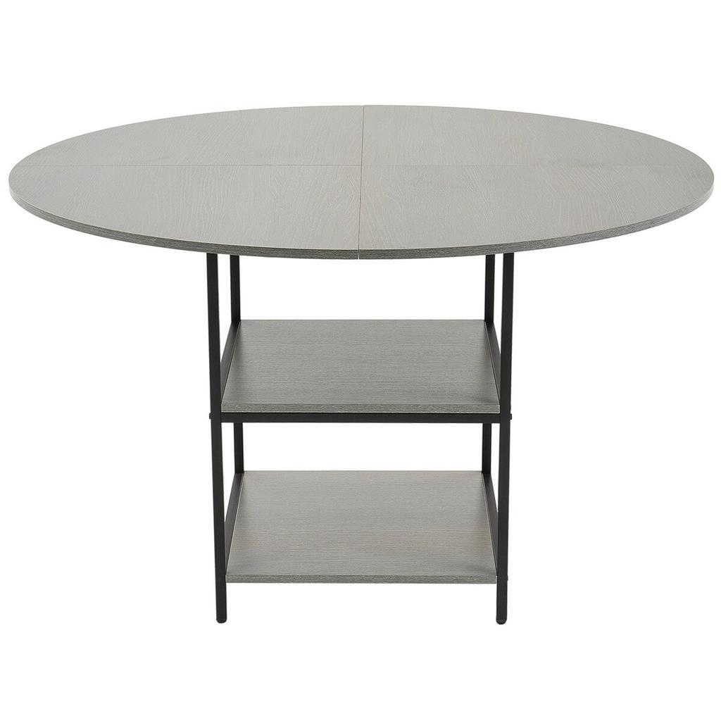 47 in Round Dining Table Wood Kitchen Table for 2-4 Person (Only Table)