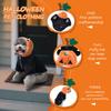 Warm, Comfortable, Pet Jacket, Dog Plush Clothes For Medium To Small Breeds, Made Of Plush And Polyester With Halloween Pumpkin Cap