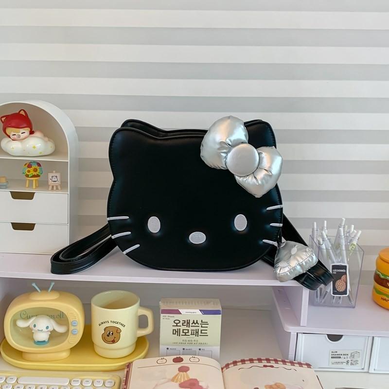 Мини-сумка через плечо с цепочкой для девочек, мультяшный пес Melody Cinnamoroll Hello Kitty, для повседневного использования