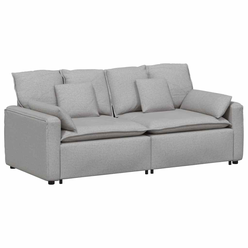 Modular Sofa with Cushions Cloud Grey