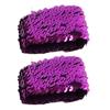 Fashion Sparkling Sequins Cuffs Elastic Arm Sleeves for Women and Girls Various Party Costume Decorative Oversleeves