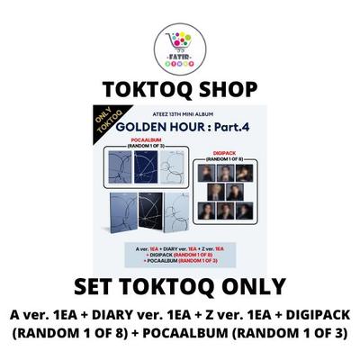 TOKTOQ SET Версия ATEEZ 13-й мини-альбом GOLDEN HOUR Часть 4