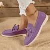 2025 Autumn New British Style Versatile Loafers Women's Spring and Autumn Lazy One-pedal Comfortable Large Size Flat Shoes