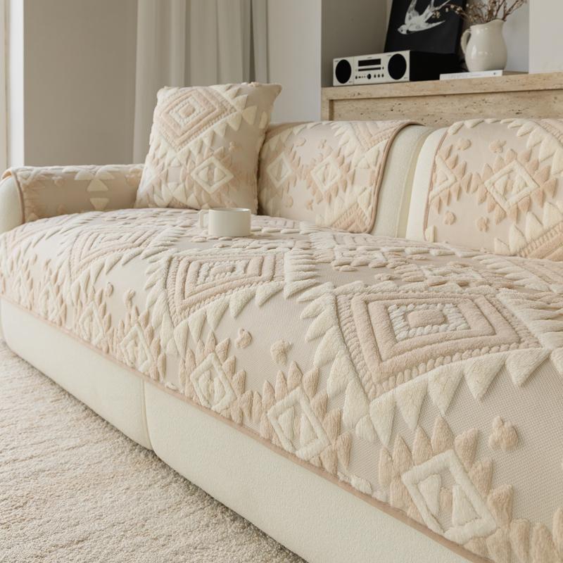 Фиксированная Противоскользящая Цельная Подушка для Дивана Мягкая и Дышащая Ткань Чехол для Дивана Осень и Зима Богемный Стиль Машинная Стирка