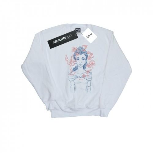 Disney Womens/Ladies Belle Lumiere Sketch Sweatshirt
