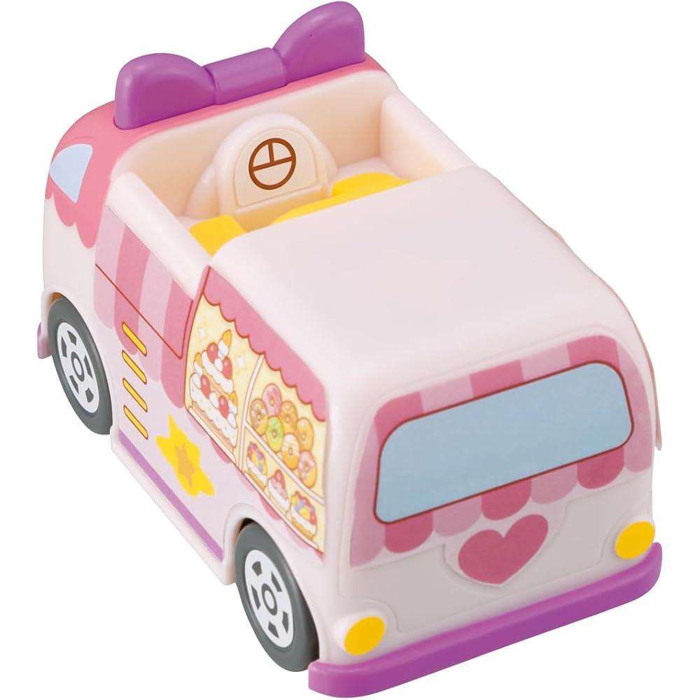 Takara Tomy Tomica Go! Go! Beep Beep Vehicle Set with Mimi and Kyurun Candy Kingdom Edition