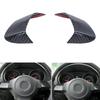 Car Styling ABS Carbon Fiber Texture Steering Wheel Panel Cover Trim For VW Golf 6 MK6 Bora Eos Polo Jetta Caddy