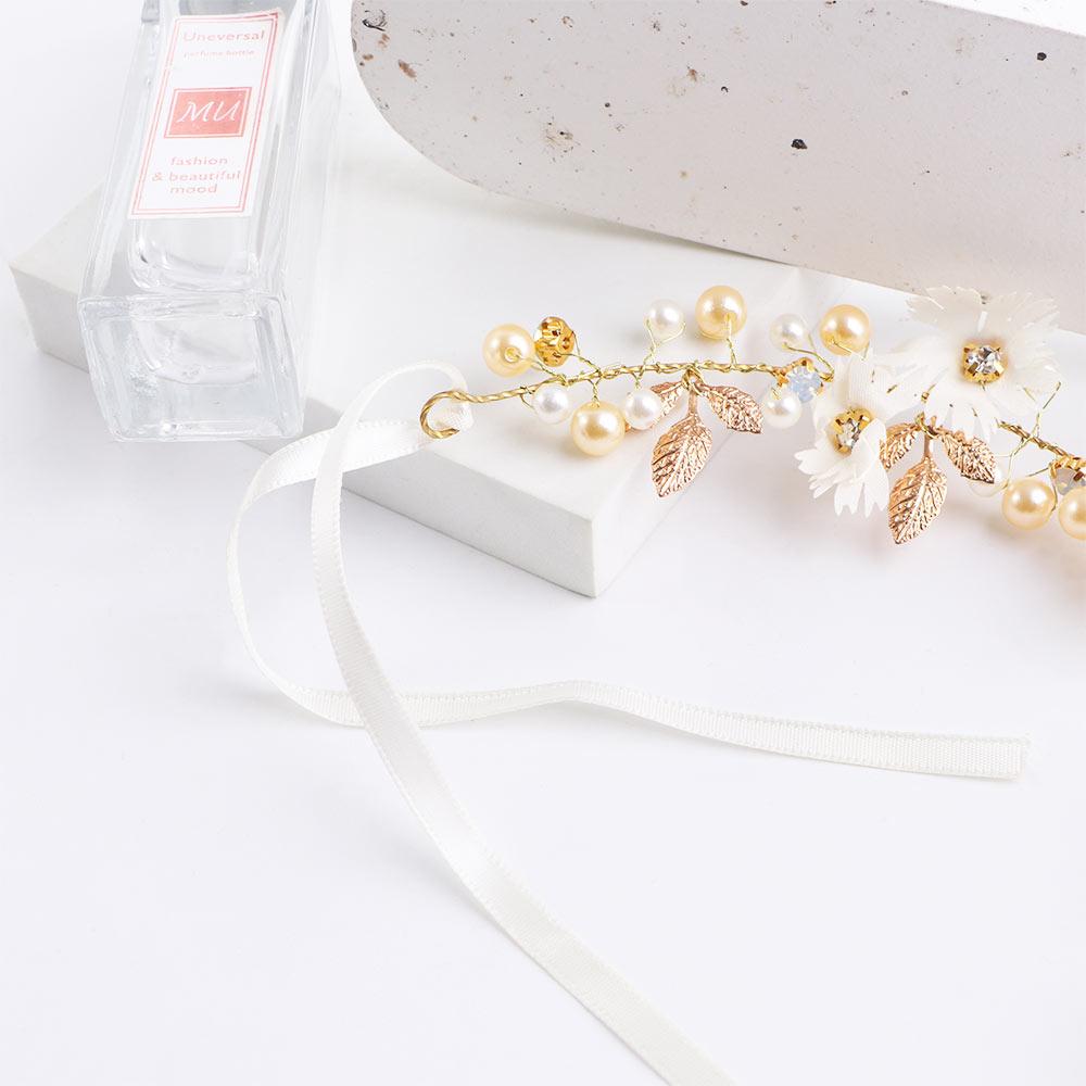 Свадебные ромашки, цветы, жемчуг, диадемы, повязки на голову, гирлянды