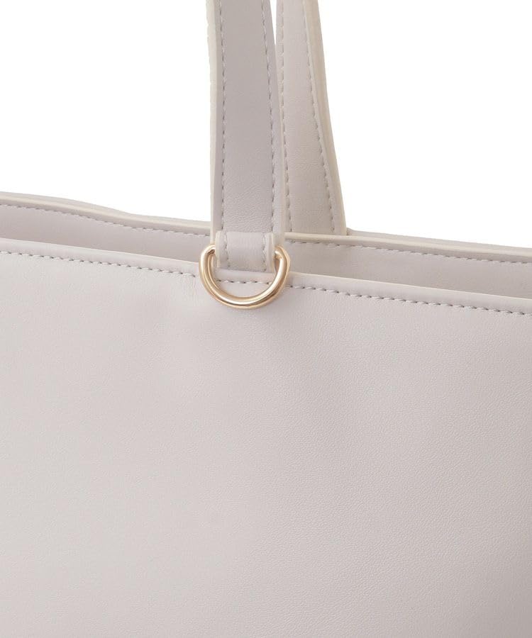 Maison de FLEUR Ribbon Quilted Light Size 08000792600 Carry-On Tote, Pink, F,