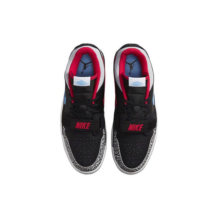 Мужские кроссовки Air Jordan Legacy 312 Low Флаг Чикаго Черный Доблестно-синий Университетский красный CD7069-004