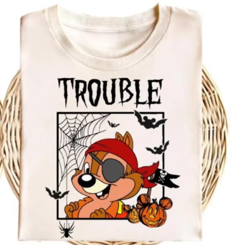 Chips and Dell Pirates Double Trouble Halloween   Birthday Party TShirt  land Trip Family Costume Shirt