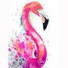 5D DIY Diamond Embroidery Pink Flamingo Diamond Painting Cross Stitch Full Round Rhinestone Decor
