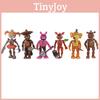 Fnaf 6 шт. Пять ночей у Фредди Светящиеся фигурки Подвижные суставы Игровая игрушка