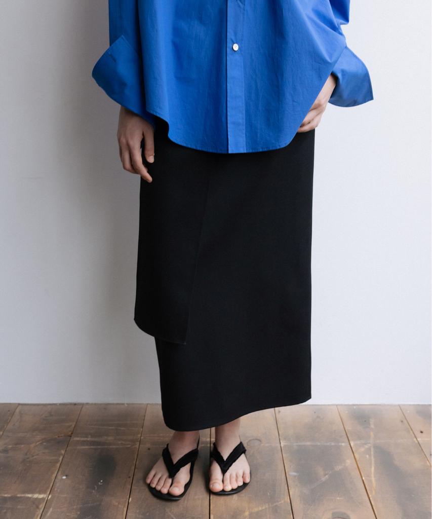 Bopeu Kiaro Wrap Note Skirt (Black)