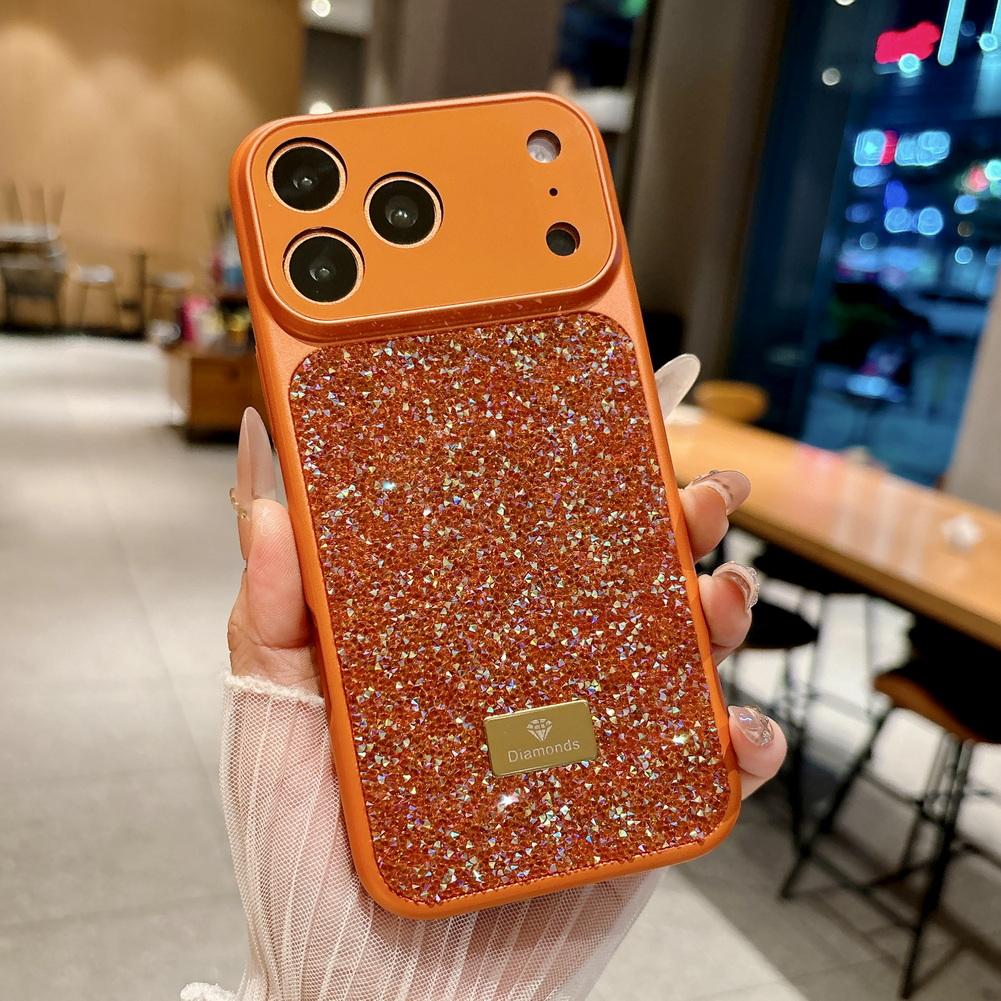 Телефонный чехол с бриллиантами, сверкающие стразы на задней панели для iPhone 17 Pro Max 17 Pro Air 16 Pro 15 + 14 13, Защитная крышка для камеры