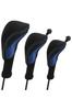 YFFSFDC Golf Cover Golf Head Cover Set of 3 Utility Driver Long Neck Golf Accessories for Hybrid with Conversion Doug (Blue)