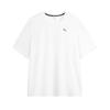 Puma Модная Универсальная Трикотажная Футболка с Круглым Вырезом и Коротким Рукавом Унисекс Топы Белая 520759-52