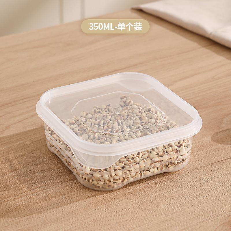 1Pcs Refrigerator Meat Frozen Storage Boxes Food Fresh-keeping Box Kitchen Superimposed Organizadore Storage Containers 350ml