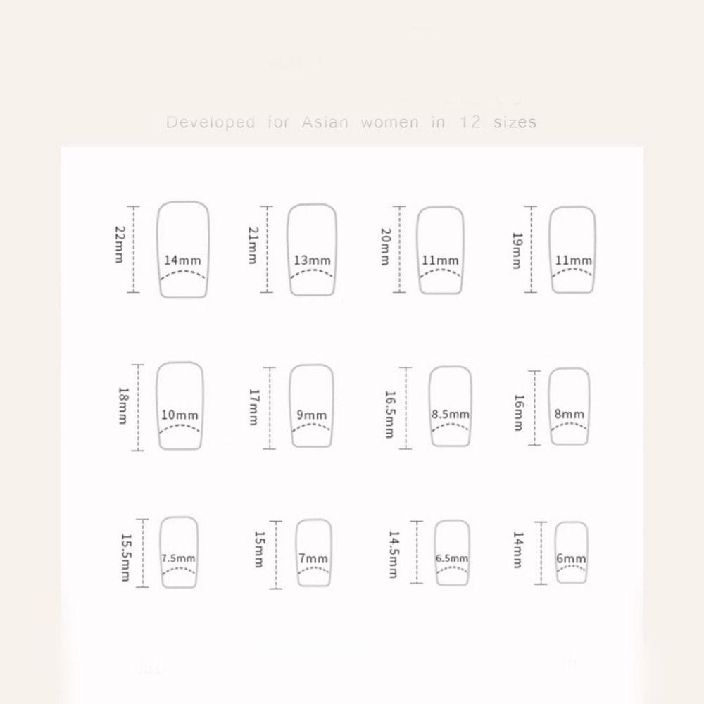 Радужные линии Накладные ногти Длинные квадратные накладные ногти Новые типсы для ногтей своими руками