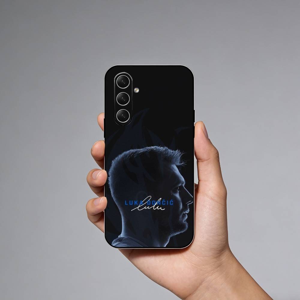 Чехол для телефона Basketball L-Luka D-Doncic 77 для Samsung Galaxy A73,21,22,32,71,53,52,51,80,5G Мягкий черный чехол