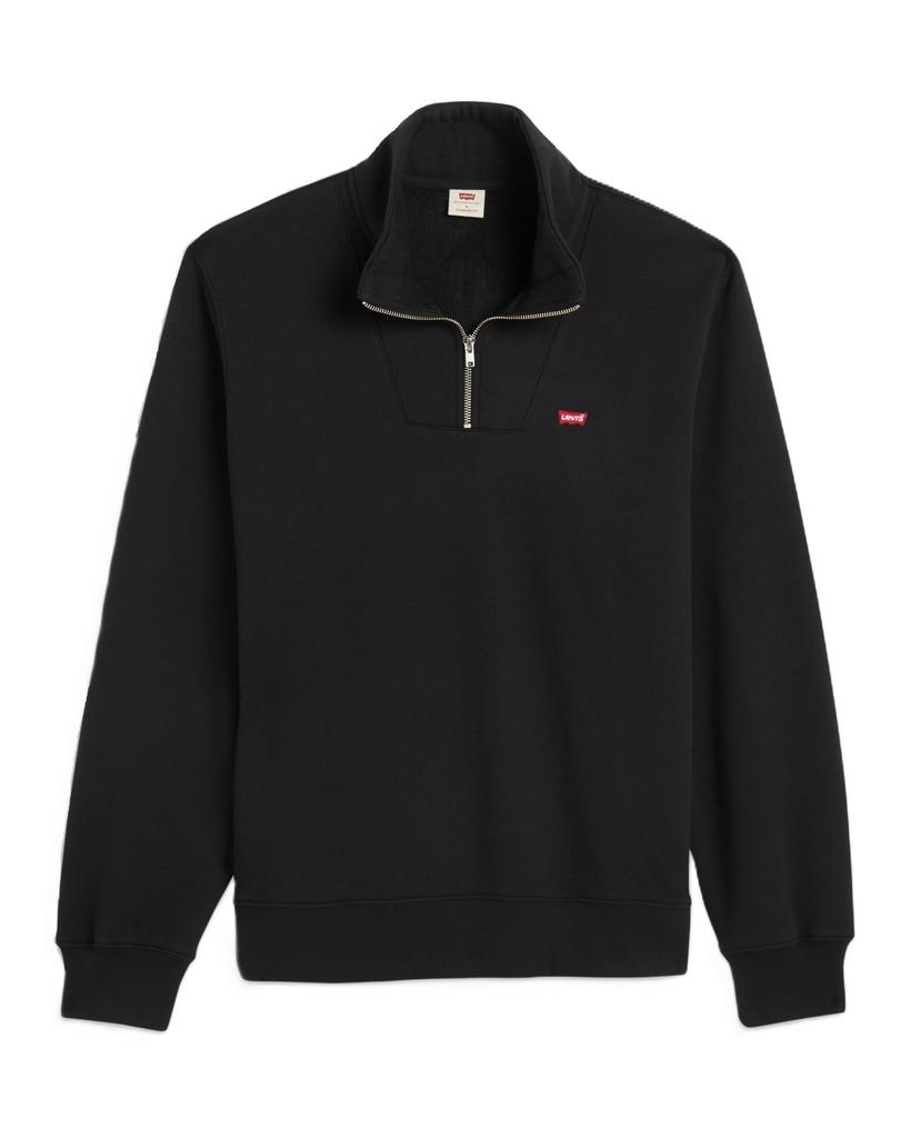 Levi's Logo Quarter Zip Pullover Sweatshirt US XS