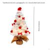 Tabletop Christmas Tree Mini Artificial with 20 LEDs Lights & Ball for