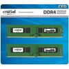 Решающее значение для продаж CFD от Micron Desktop PC Memory DDR4-3200 (29332666 Совместимо) (PC4-25600) 8 ГБ x 2 288pin DIMM Пожизненная гарантия Гарантия совместимости