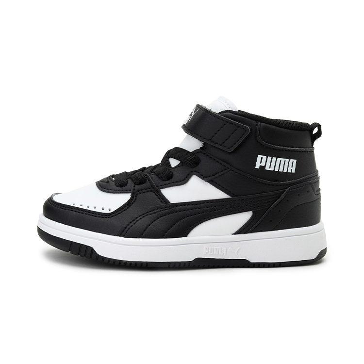 Puma Rebound Joy Маленький ребенок 'Черный Белый' 374688-01
