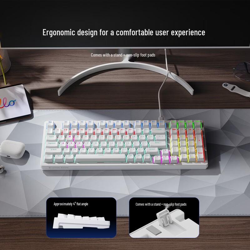 Lenovo GK10 98L Hot-Swappable Mechanical Gaming Keyboard