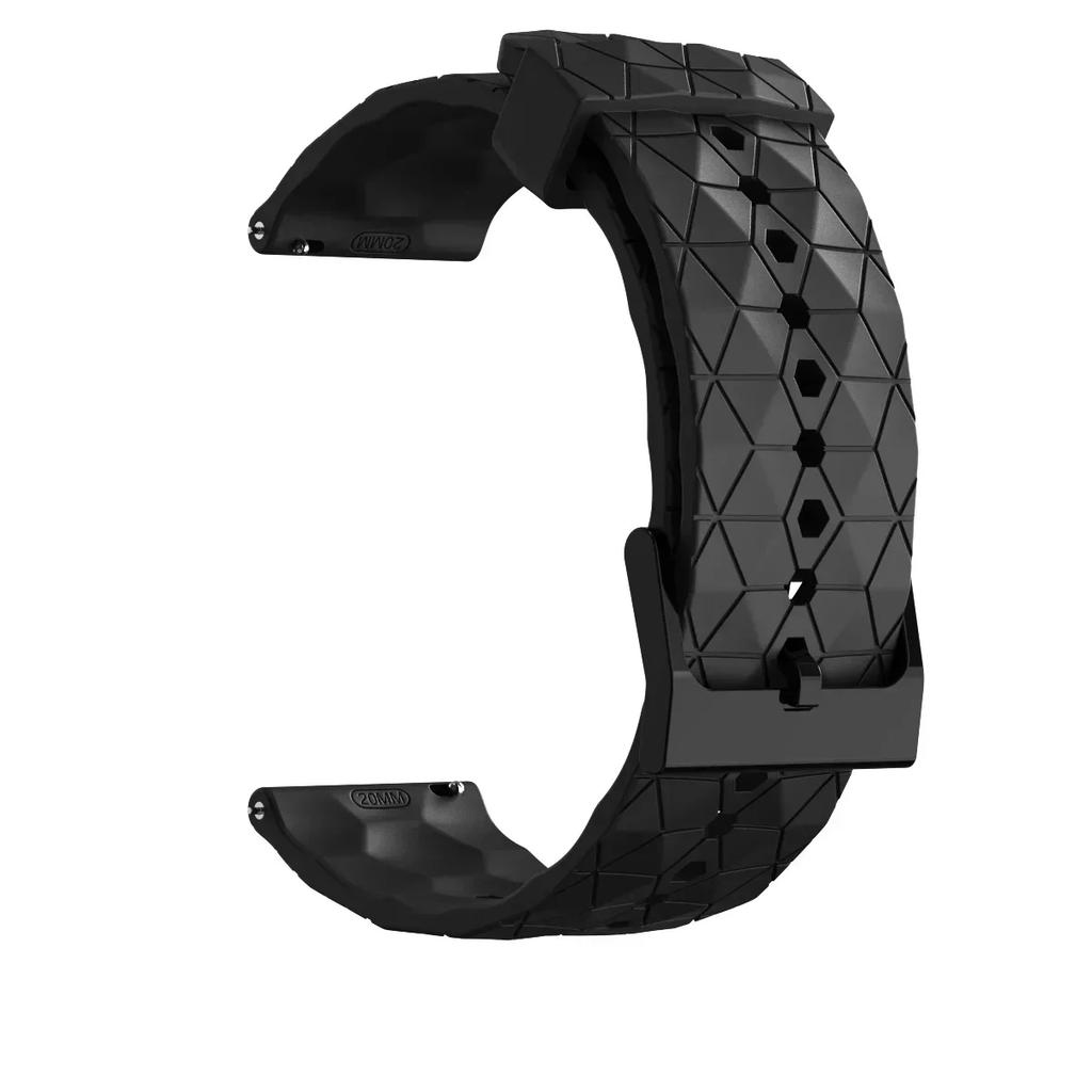 Силиконовый ремешок с рисунком "Футбол" 22 мм 20 мм для Garmin Forerunner 55 165 265 965 255 955/Venu 3 2 Ремешок для Garmin Vivomove Trend