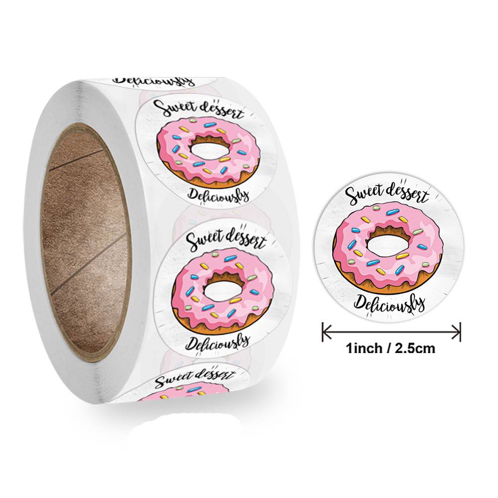 Cartoon Animals Happy Birthday Stickers for Party Decor Envelope Sealing Label Gift Packing Adhesive Sticker Greeting Card Label